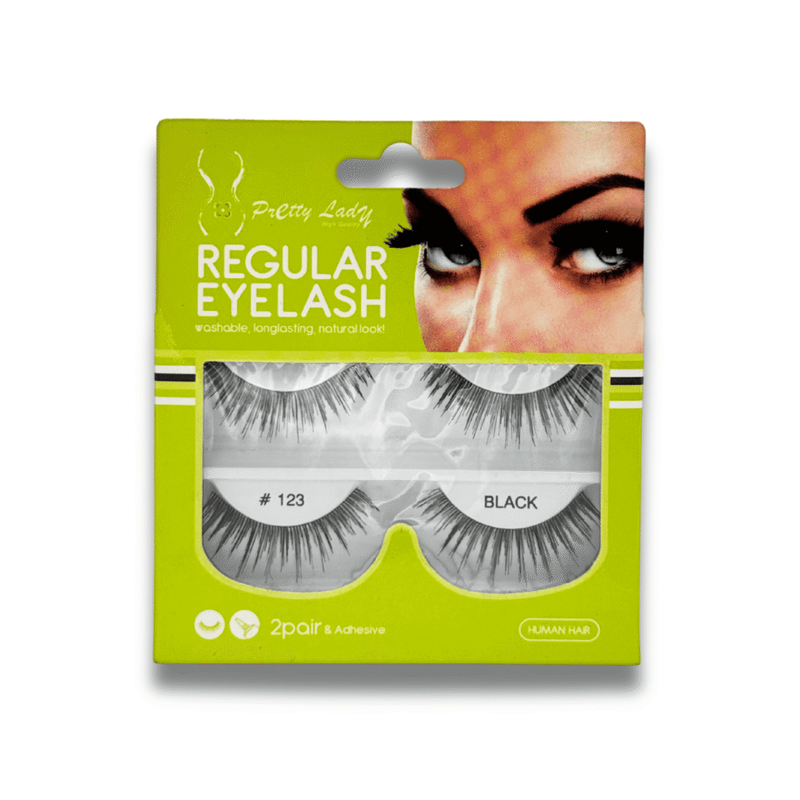Regular Eyelash 2 Pairs #123