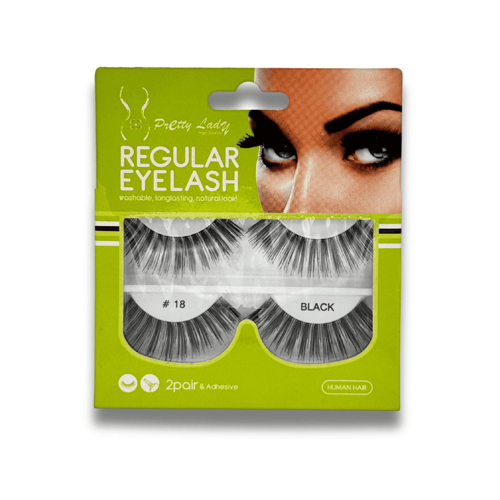 Regular Eyelash 2 Pairs #18