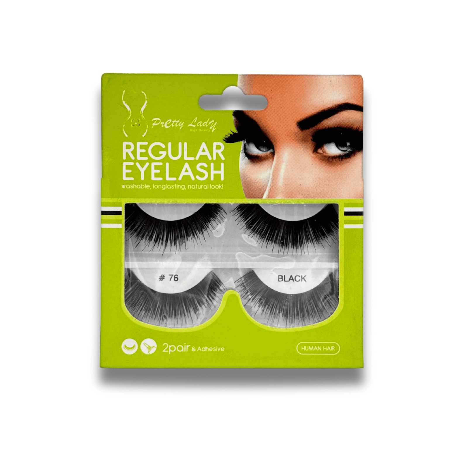 Regular Eyelash 2 Pairs #76
