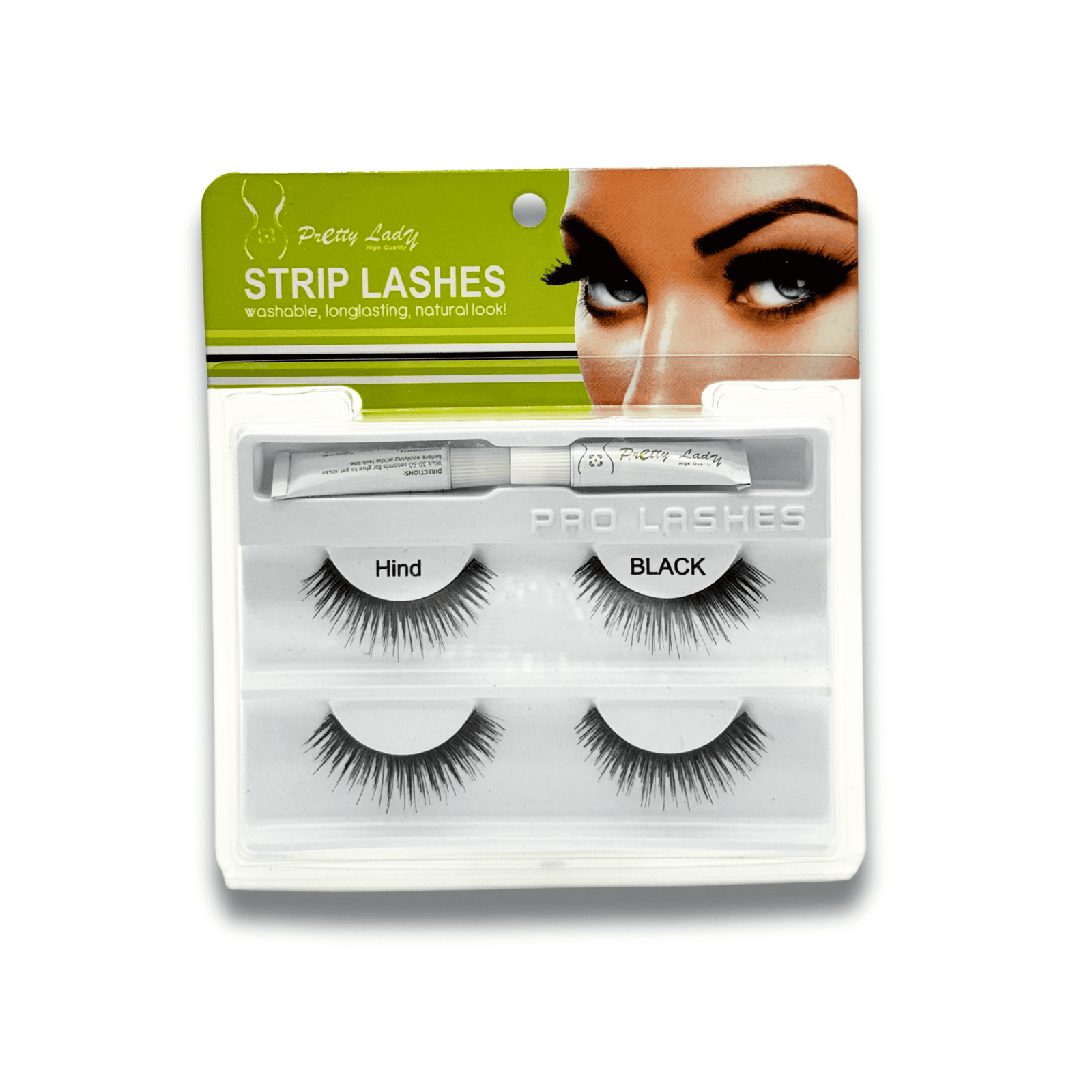 Human Hair Striped Lashes 2 Paris EL#HIND