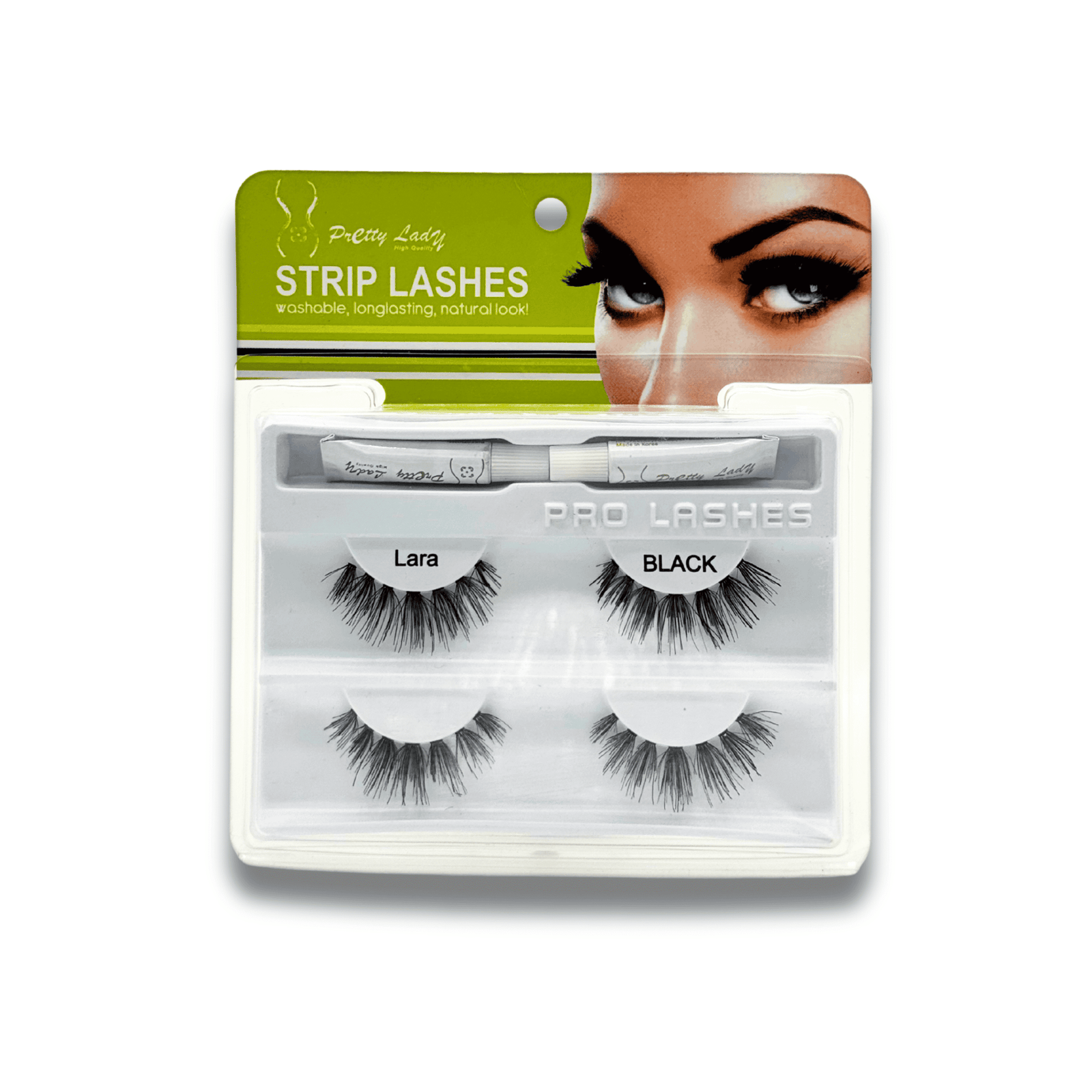 Human Hair Stripped Lashes 2 Pairs EL#LARA