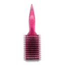 Pink with strass square vent hair brush FHB269 front view