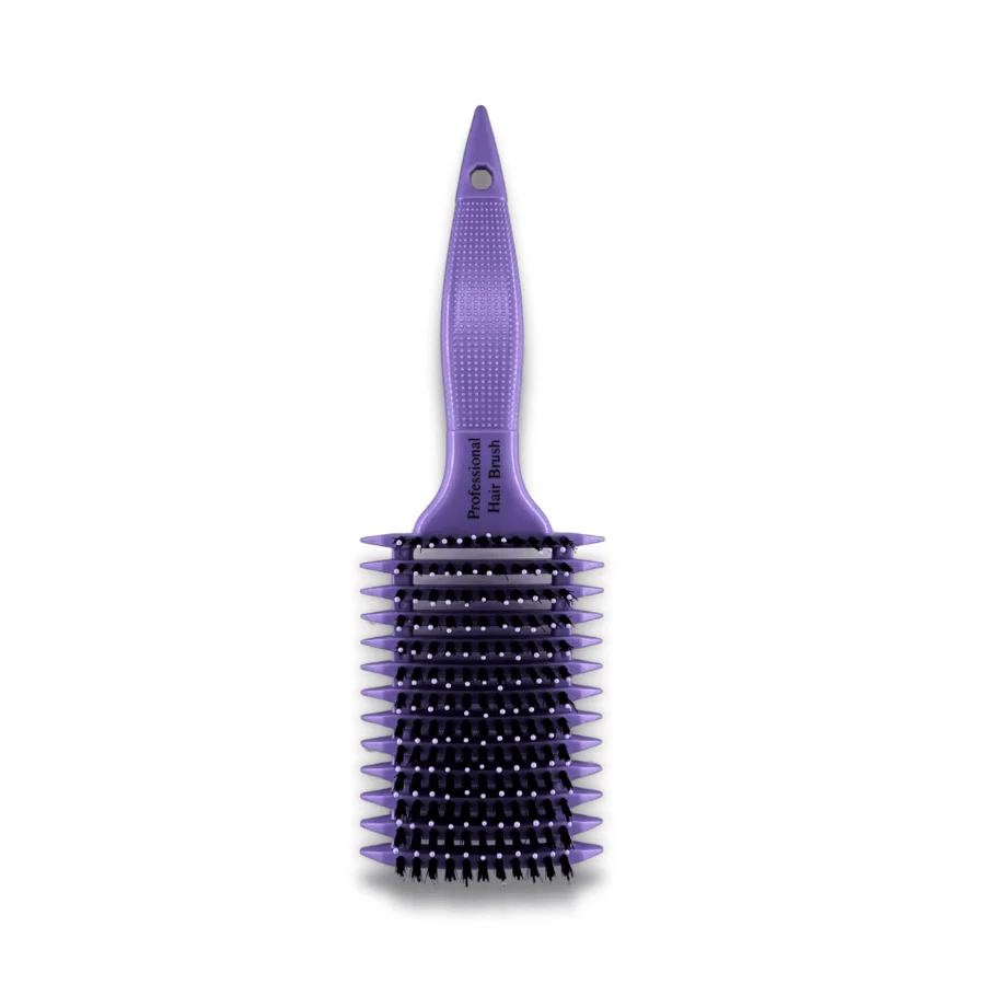 Light Purple Square Vent Hair Brush FHB270 top view