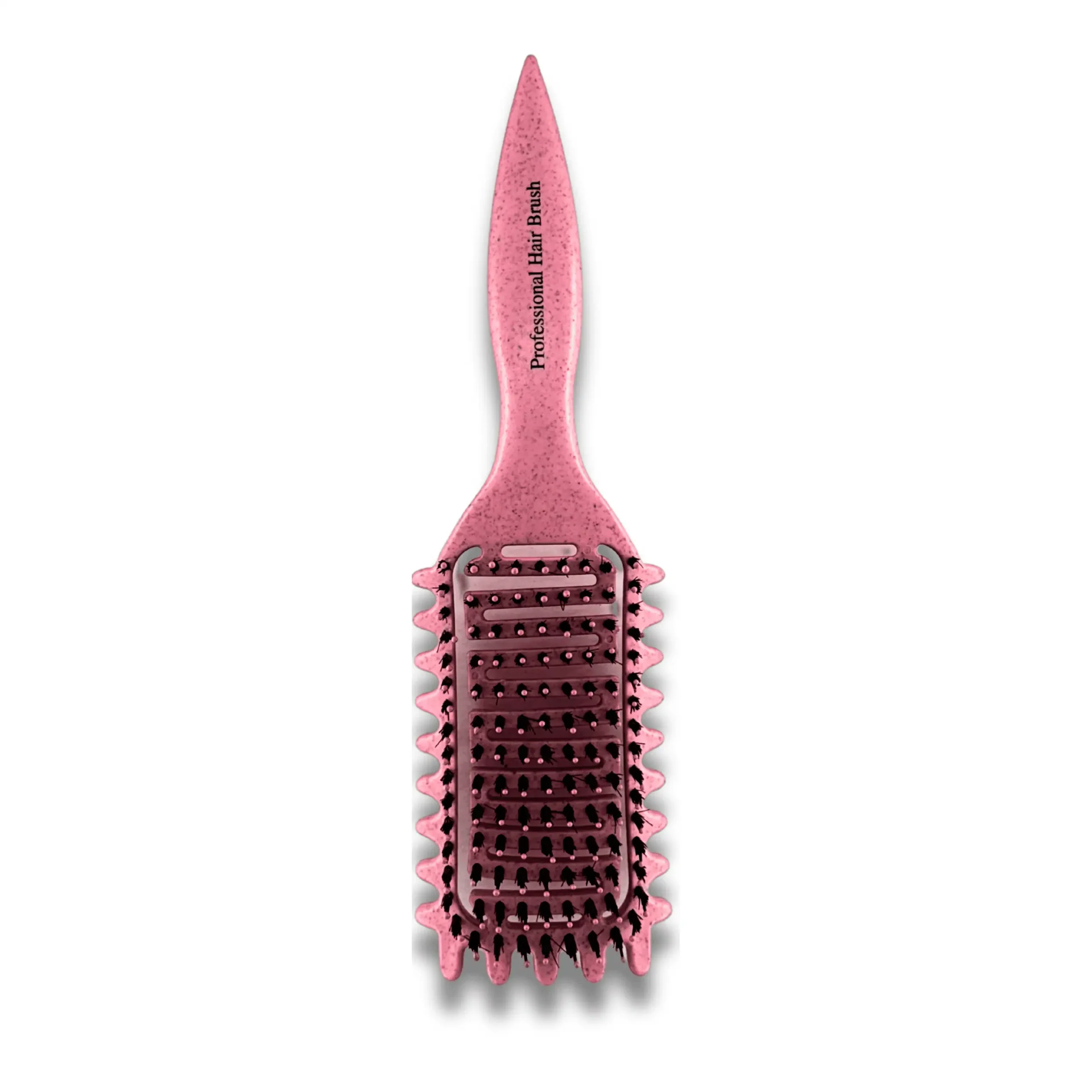 Pink Flexible Hair Brush FHB278 top view