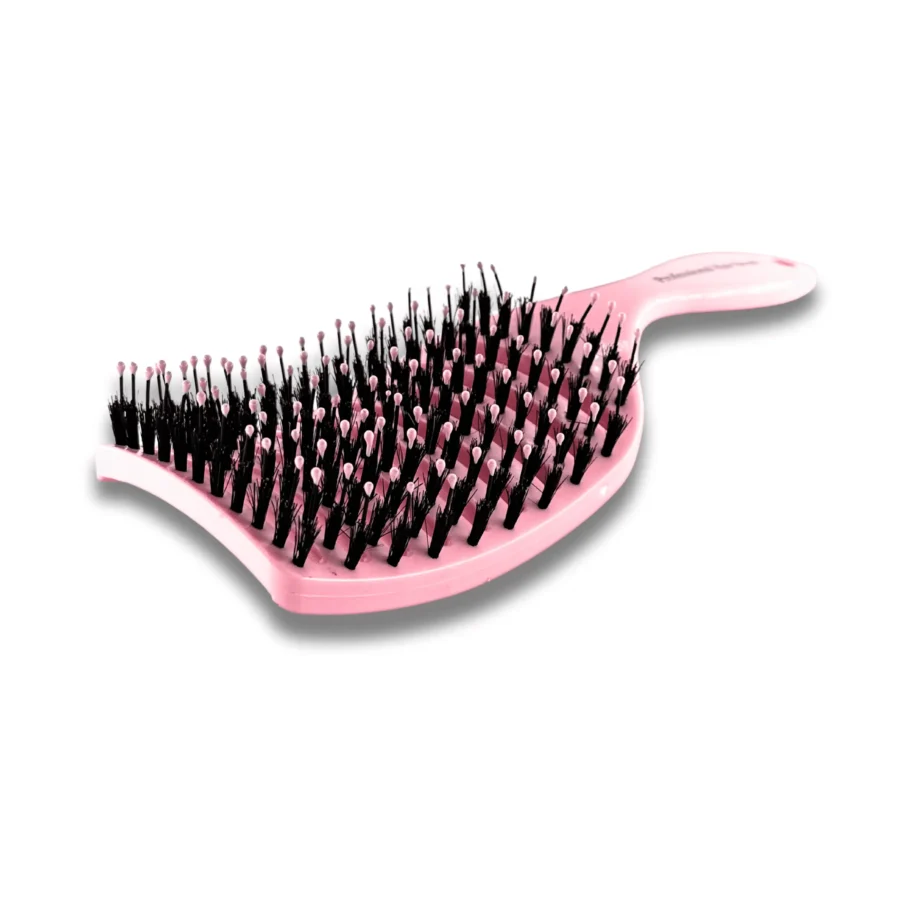 FHB286 purple vent hair brush with ergonomic handle