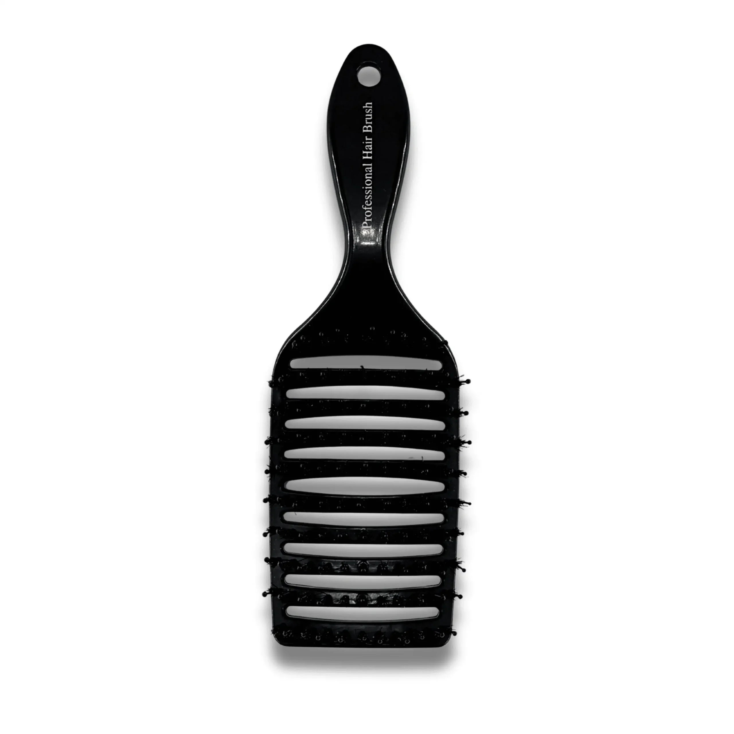 Vent Black Curved Square Hair Brush FHB287 top view