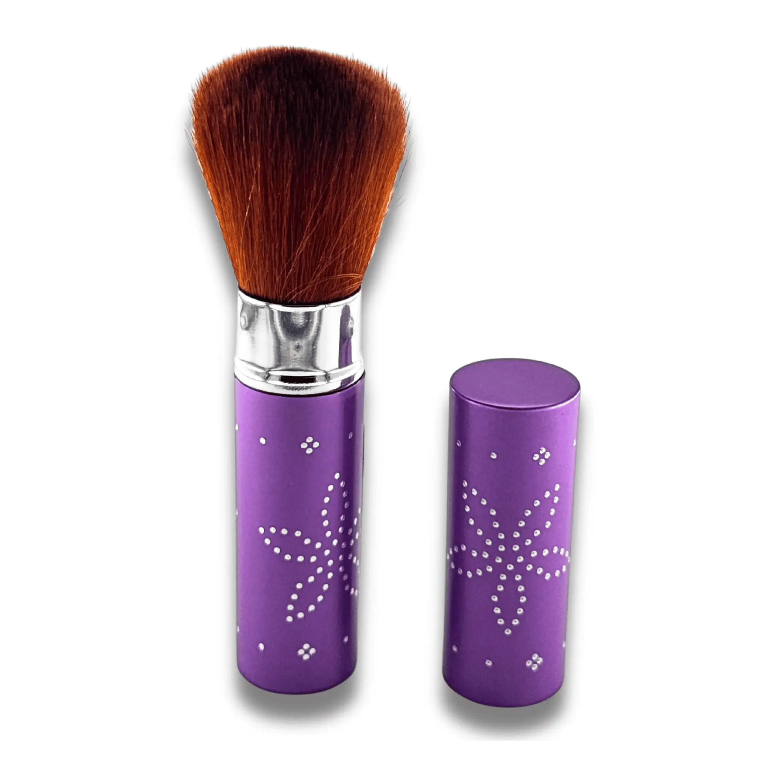 Pro Blush Brush Gold Tube MUB125 top view